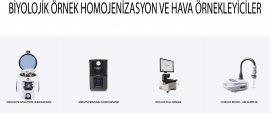 Biyolojik örnek homojenizasyon ve hava örnekleyiciler